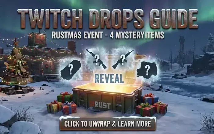 Rust Twitch Drops December 2025: Rustmas Skins & How to Claim