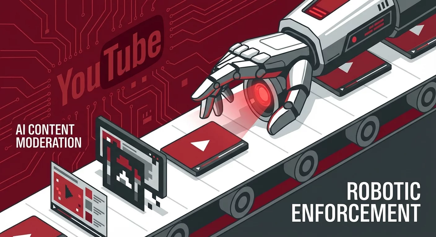 YouTube inauthentic content policy AI enforcement crackdown 2026